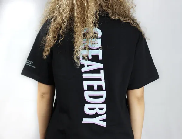 CREATEDBY Butterfly V2 tricou oversized bumbac