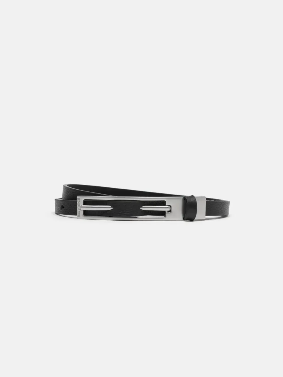Enrage Curea Slim Piele Neagra 12 mm