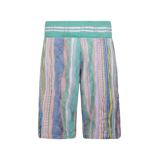 COOGI Light Weight Sweater Knit shorts roz-galben bumbac