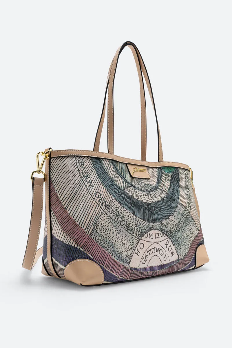 Gattinoni Lady geanta crossbody dama watercolor