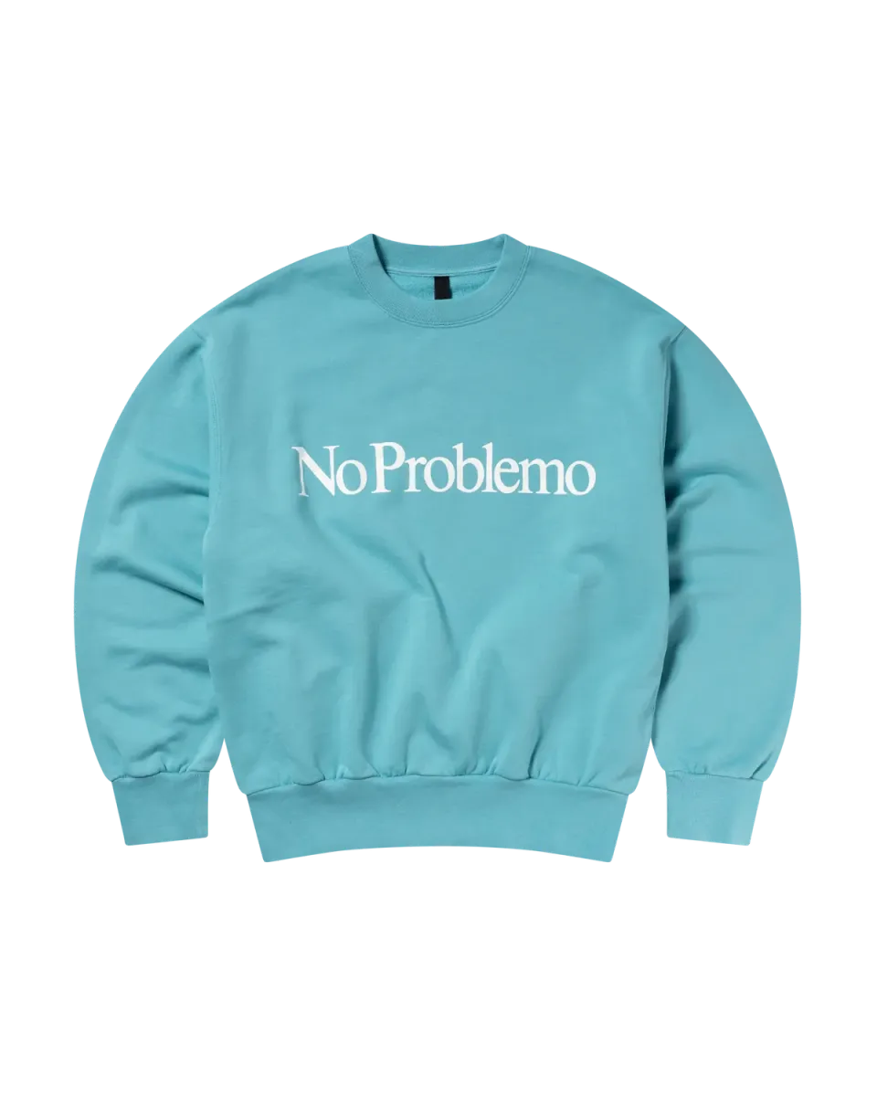 No Problemo Sweatshirt sweatshirt aqua fleece periat