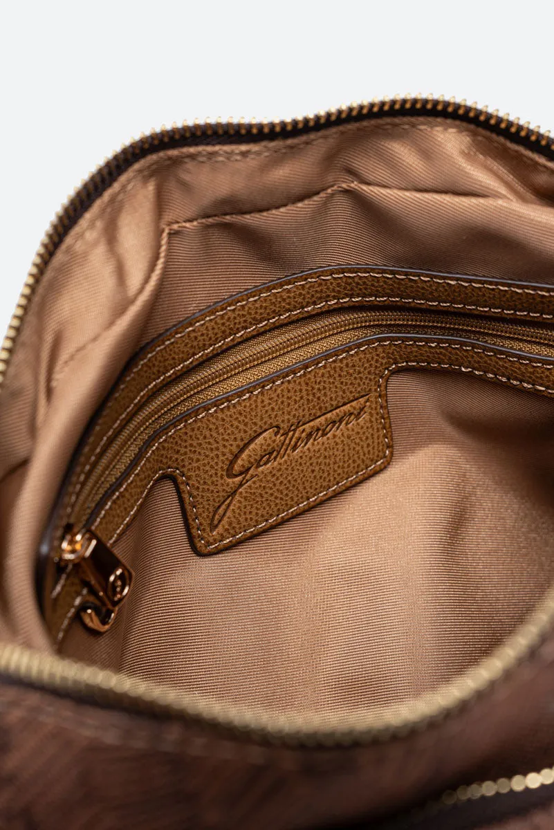 Gattinoni Maya Experience geanta crossbody maro nylon