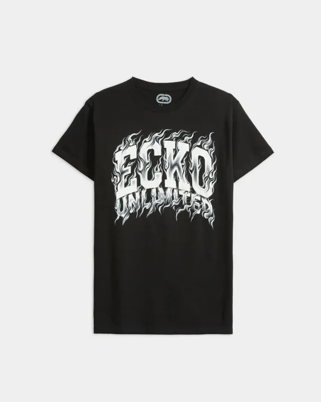 Ecko Red Blaze Core Tee tricou flacari bumbac
