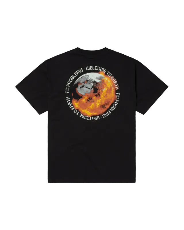 No Problemo Terra Inferno SS Tee tricou negru bumbac