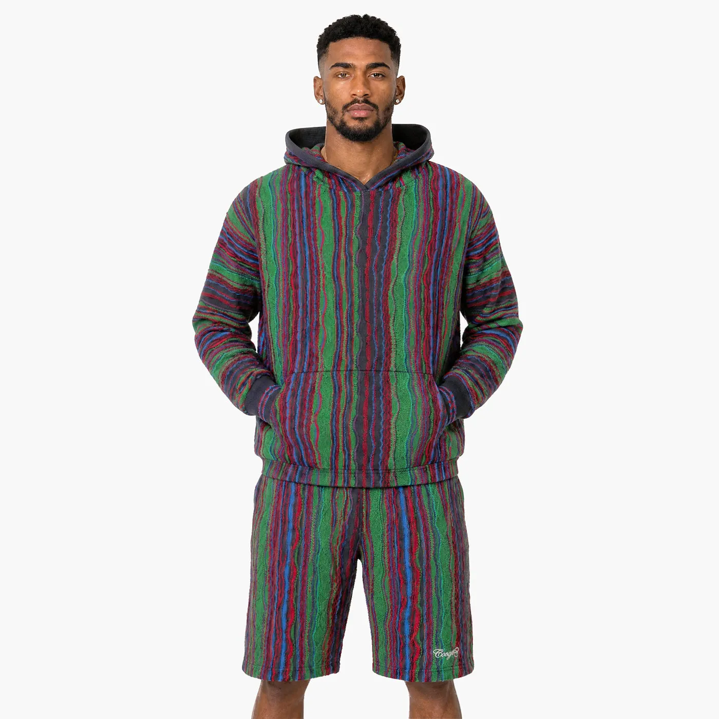 COOGI Light Weight Sweater Knit hanorac verde bumbac