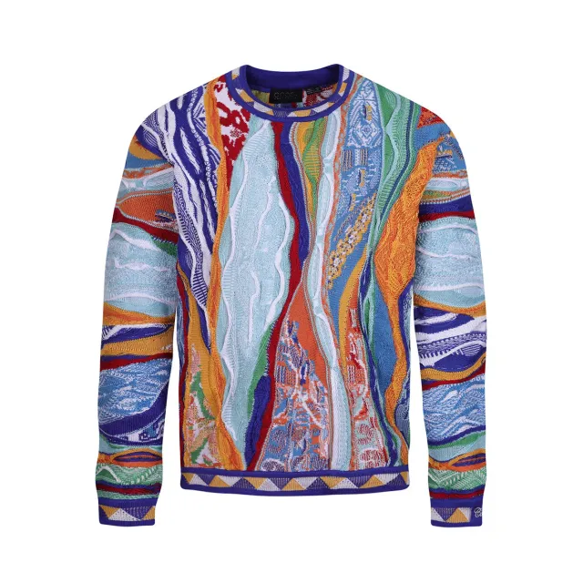 COOGI Boston pulover crewneck tricot multicolor bumbac