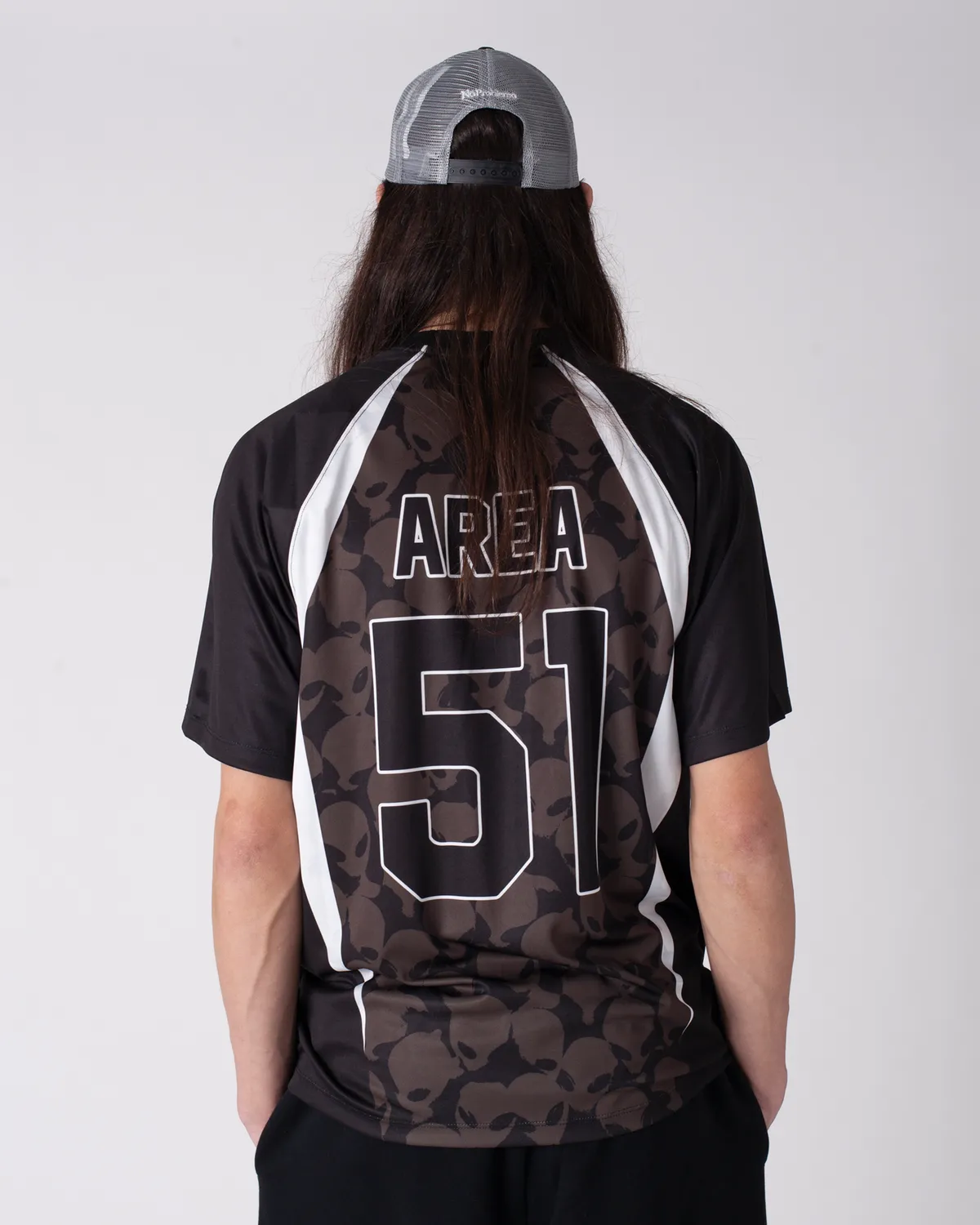 No Problemo Area 51 Football Shirt tricou negru poliester