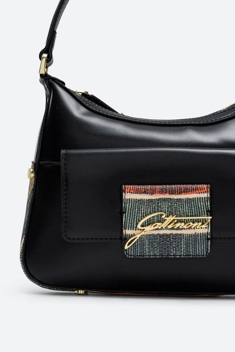 Gattinoni Planetarium Classic geanta baguette hobo piele sintetica