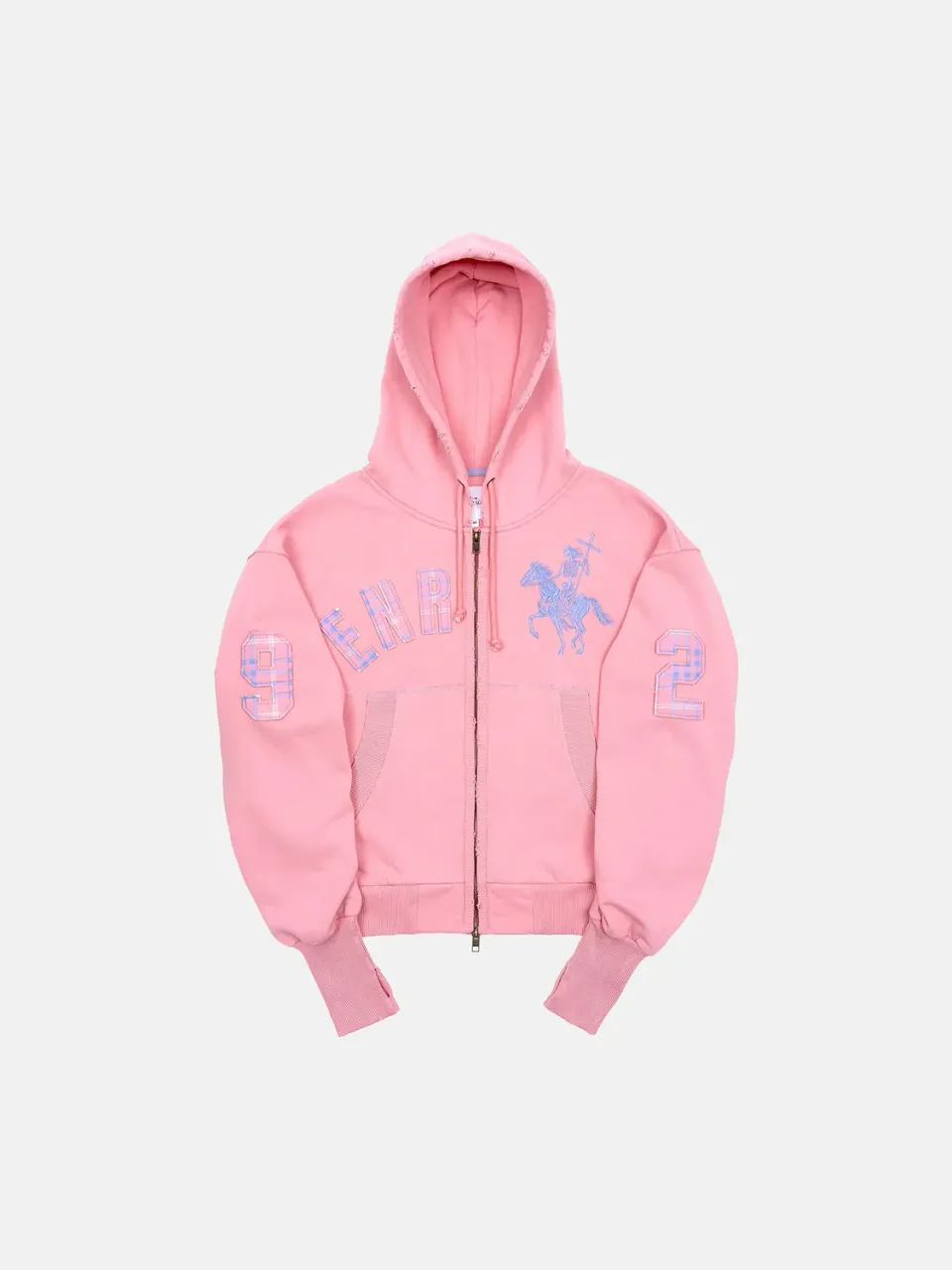 Enrage 2010 Zip Hoodie hanorac roz bumbac