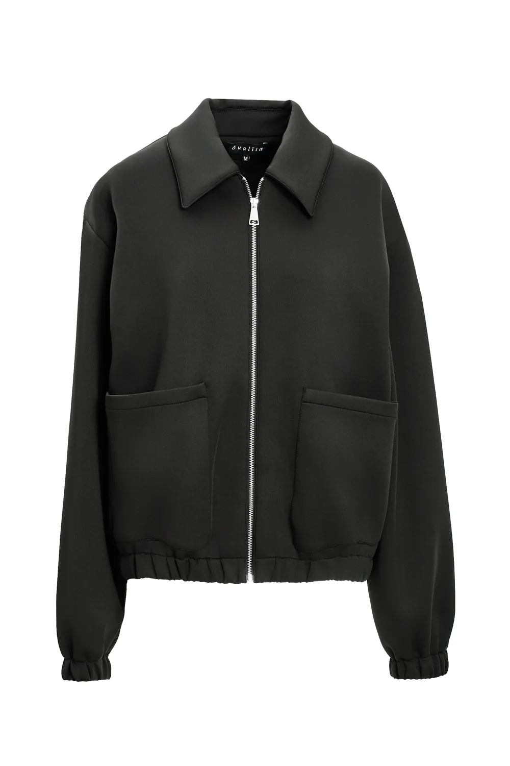 Dualitae Aris geaca bomber unisex neagra neopren