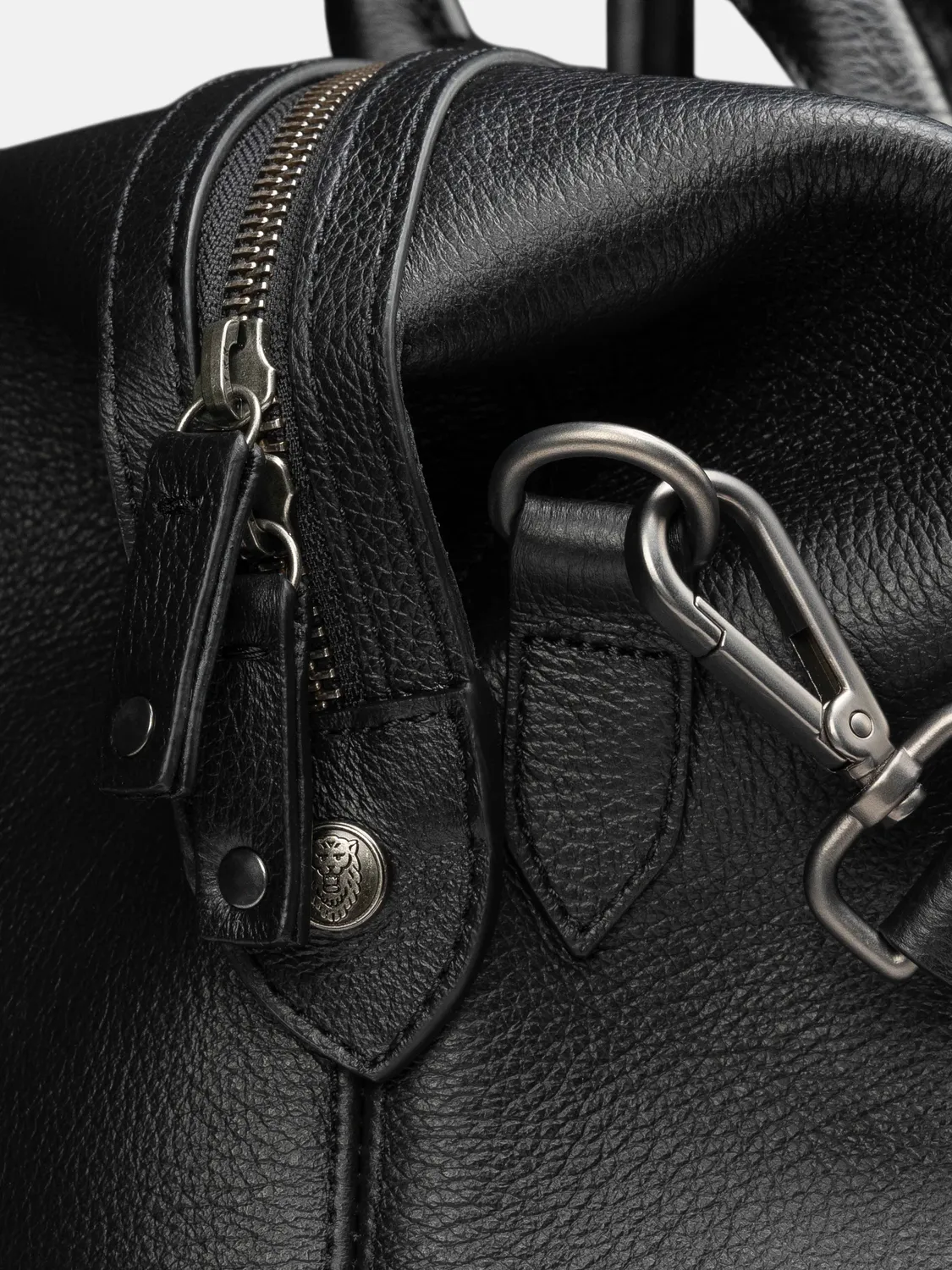Enrage Geanta Voiaj Piele Neagra 56x38x25