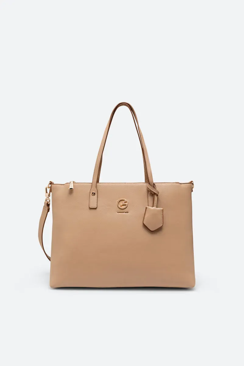 Gattinoni Denise Soft geanta umar naturala 37cm