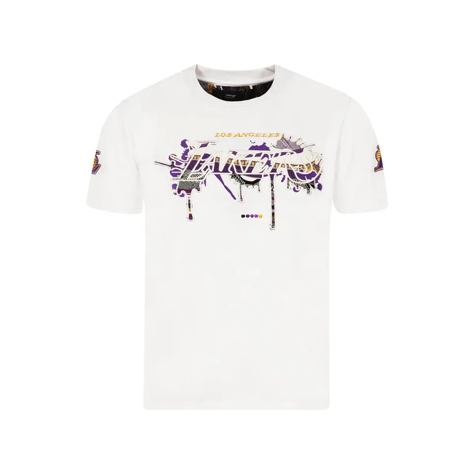 COOGI X NBA Lakers tricou galben brodat