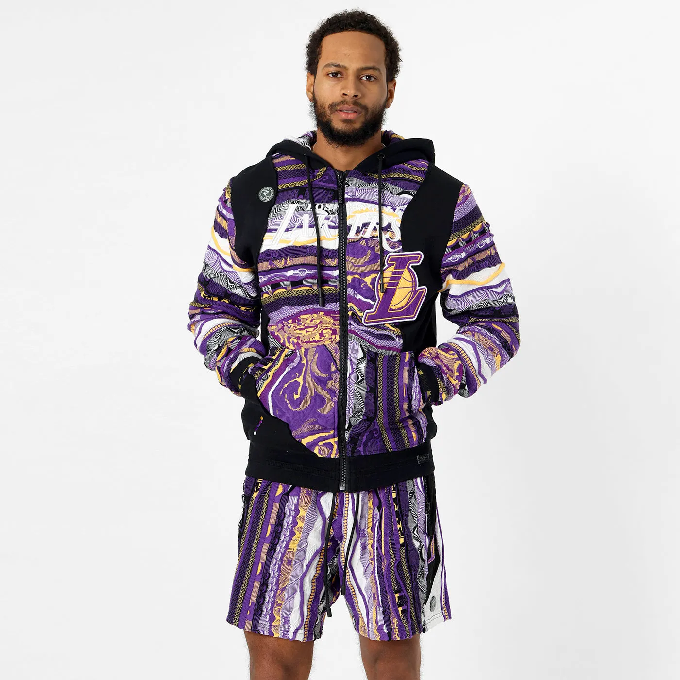 COOGI NBA Lakers Full Zip hanorac mov bumbac