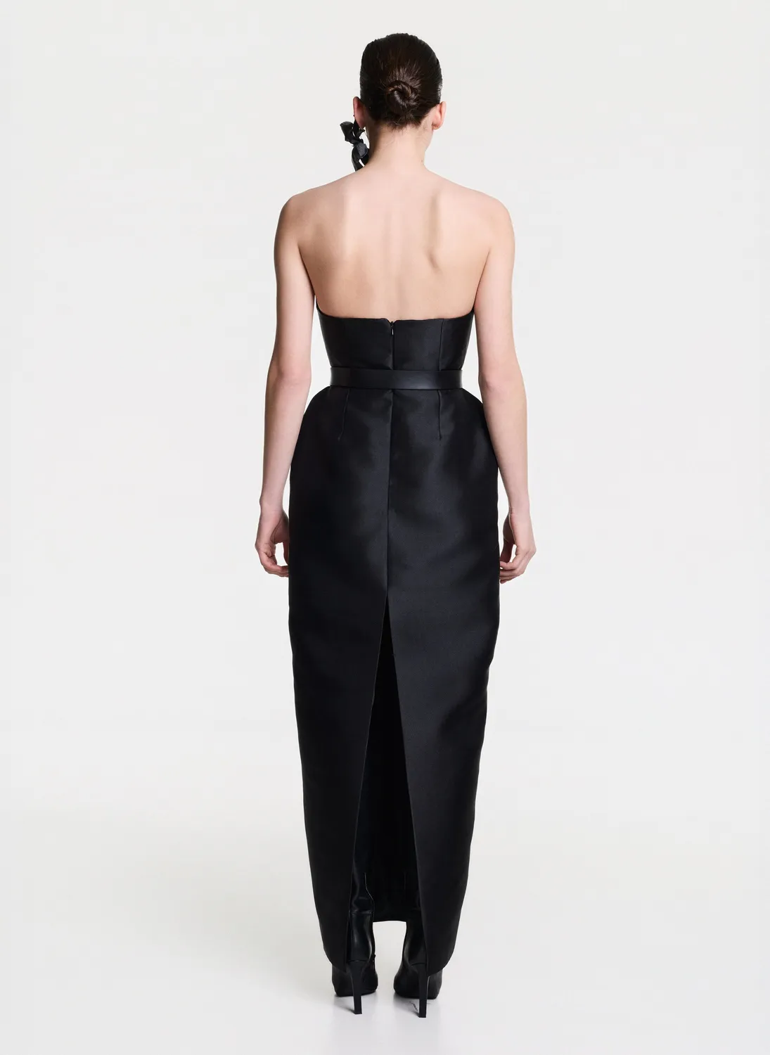 Dualitae Heart Shape rochie neagra seara