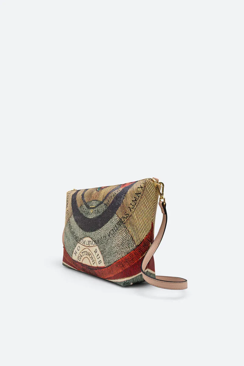 Gattinoni Planetarium Reversible Elsa geanta umar bej reversibila