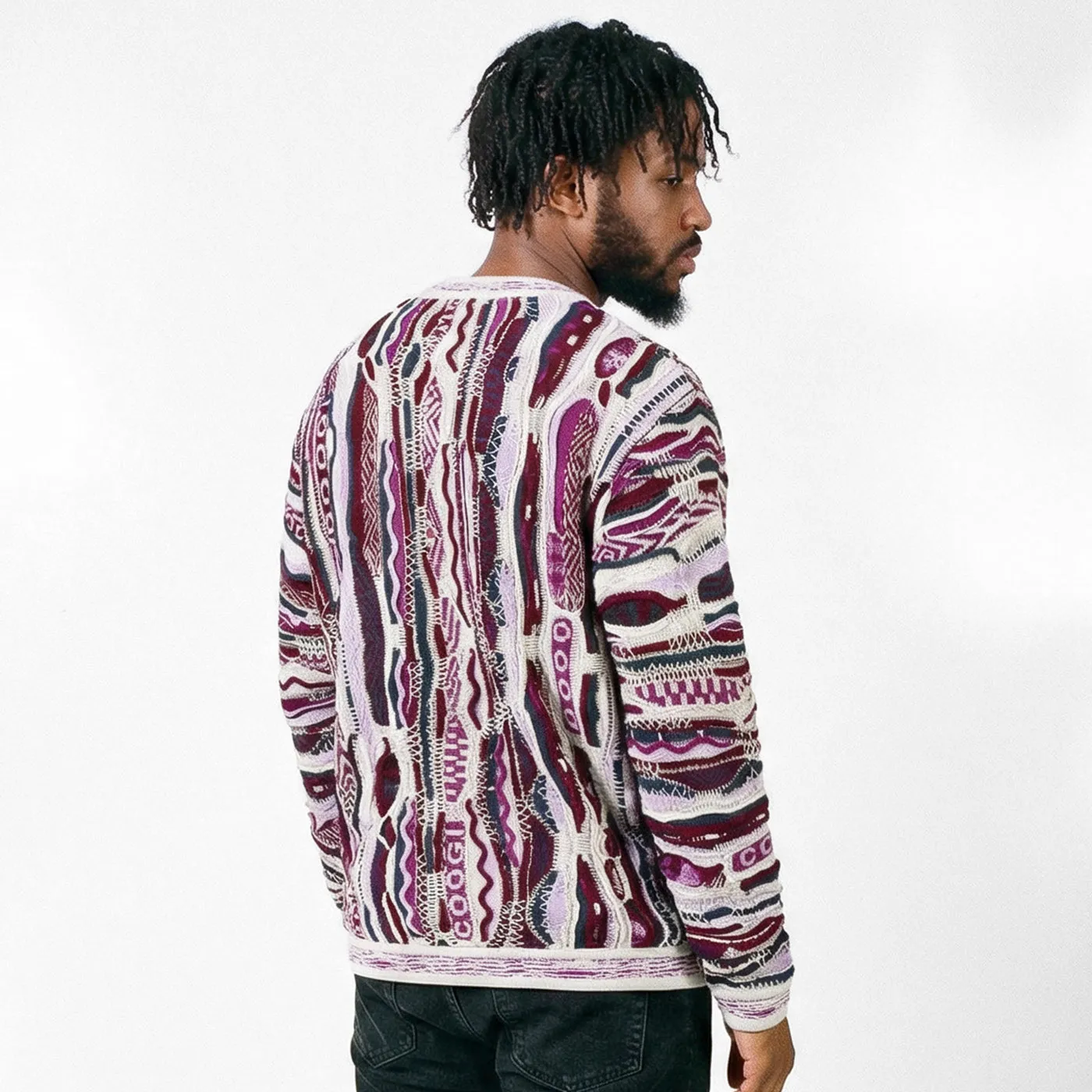 COOGI Pacific Maroon pulover multicolor bumbac