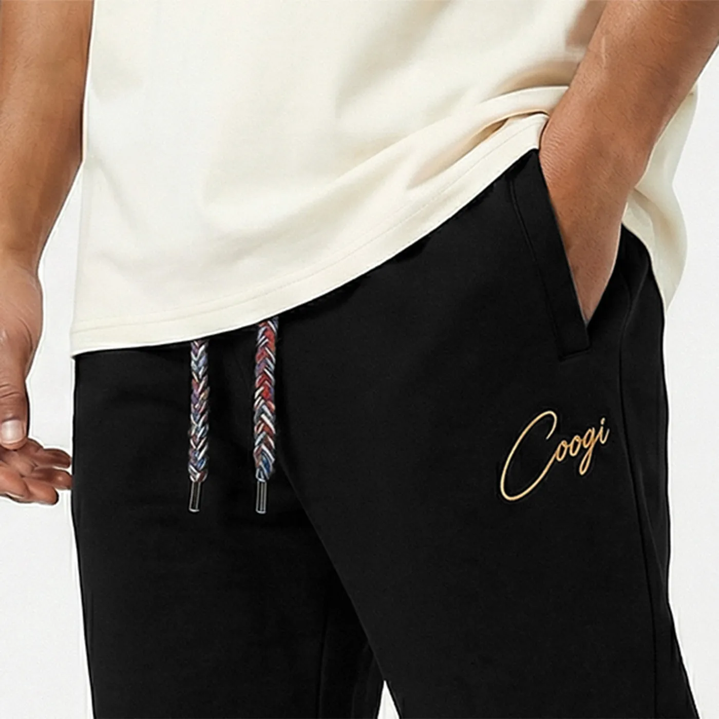 COOGI Crown Reserve Script jogger negru oversized
