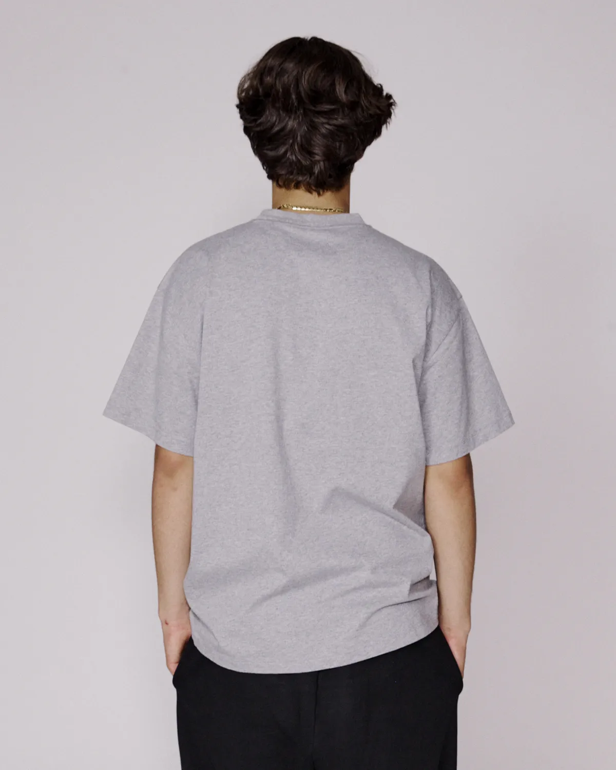 No Problemo SS Tee NP60002.04 tricou gri bumbac