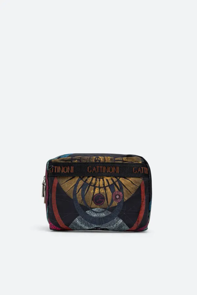 Gattinoni Planetarium Easy Chic necessaire negru nailon