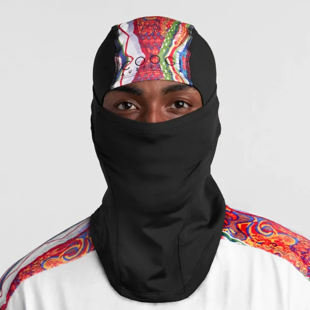 COOGI Classic and Black cagulă albă stretch