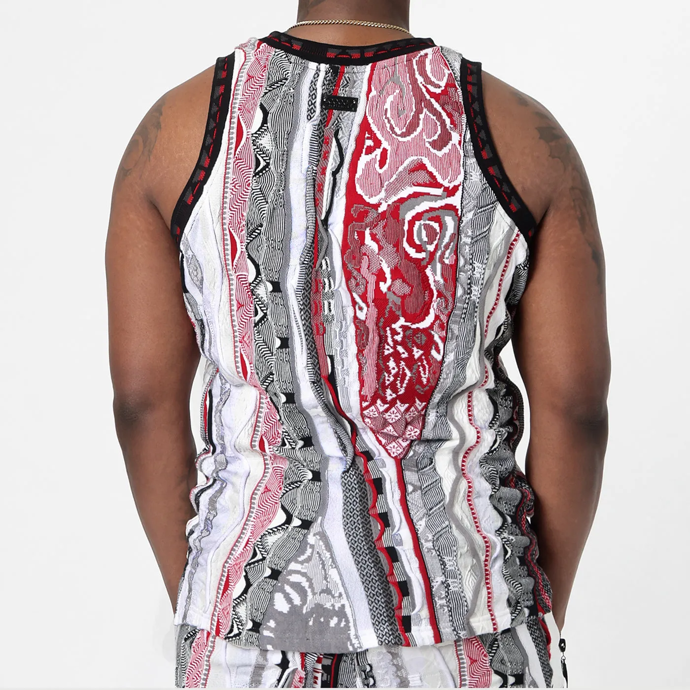 COOGI Chicago Bulls vestă tricotată roșu bărbați bumbac