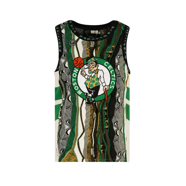 COOGI X NBA Boston Celtics vesta tricotata verde multi