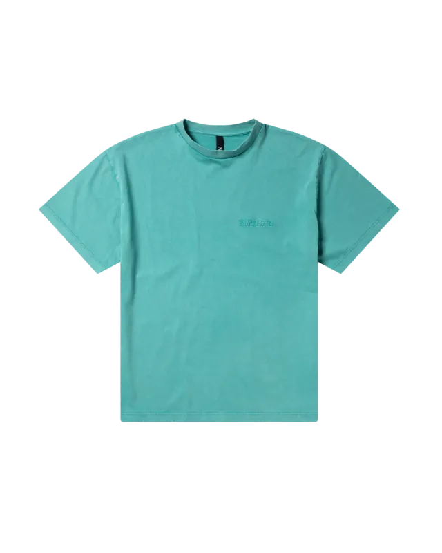 No Problemo Faded Mini Problemo tricou aqua vintage