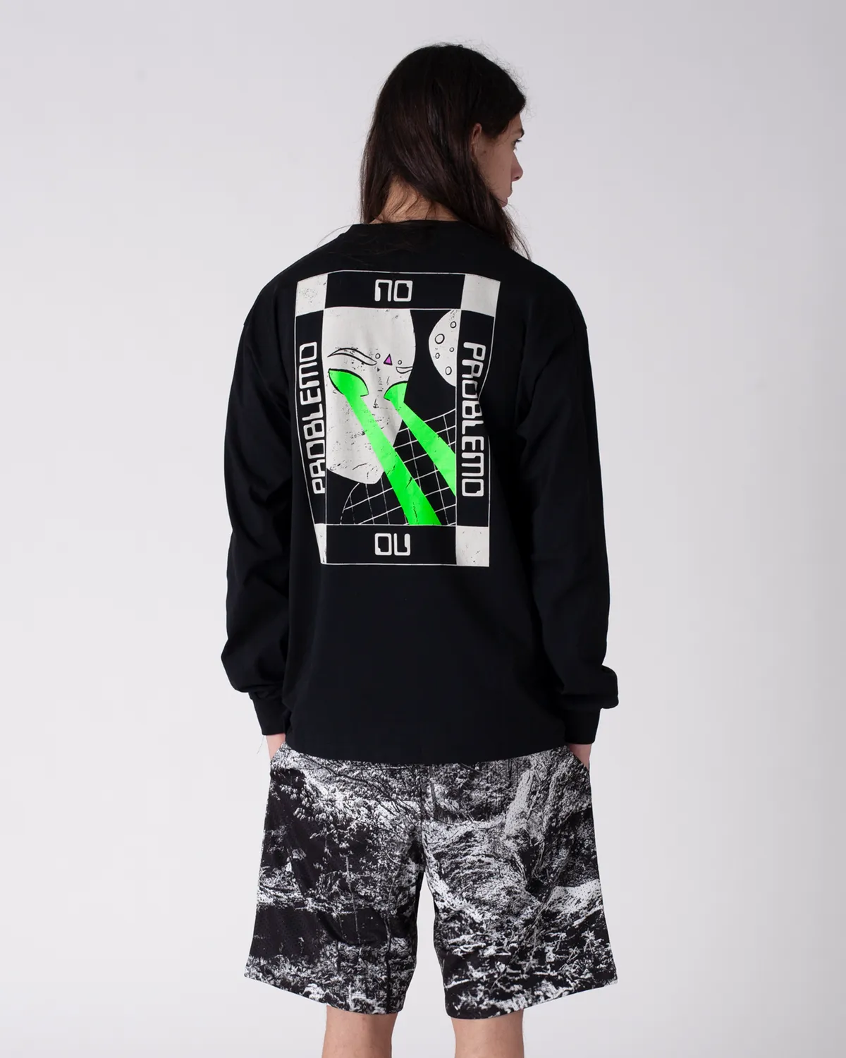 No Problemo No Vision bluza neagra maneca lunga