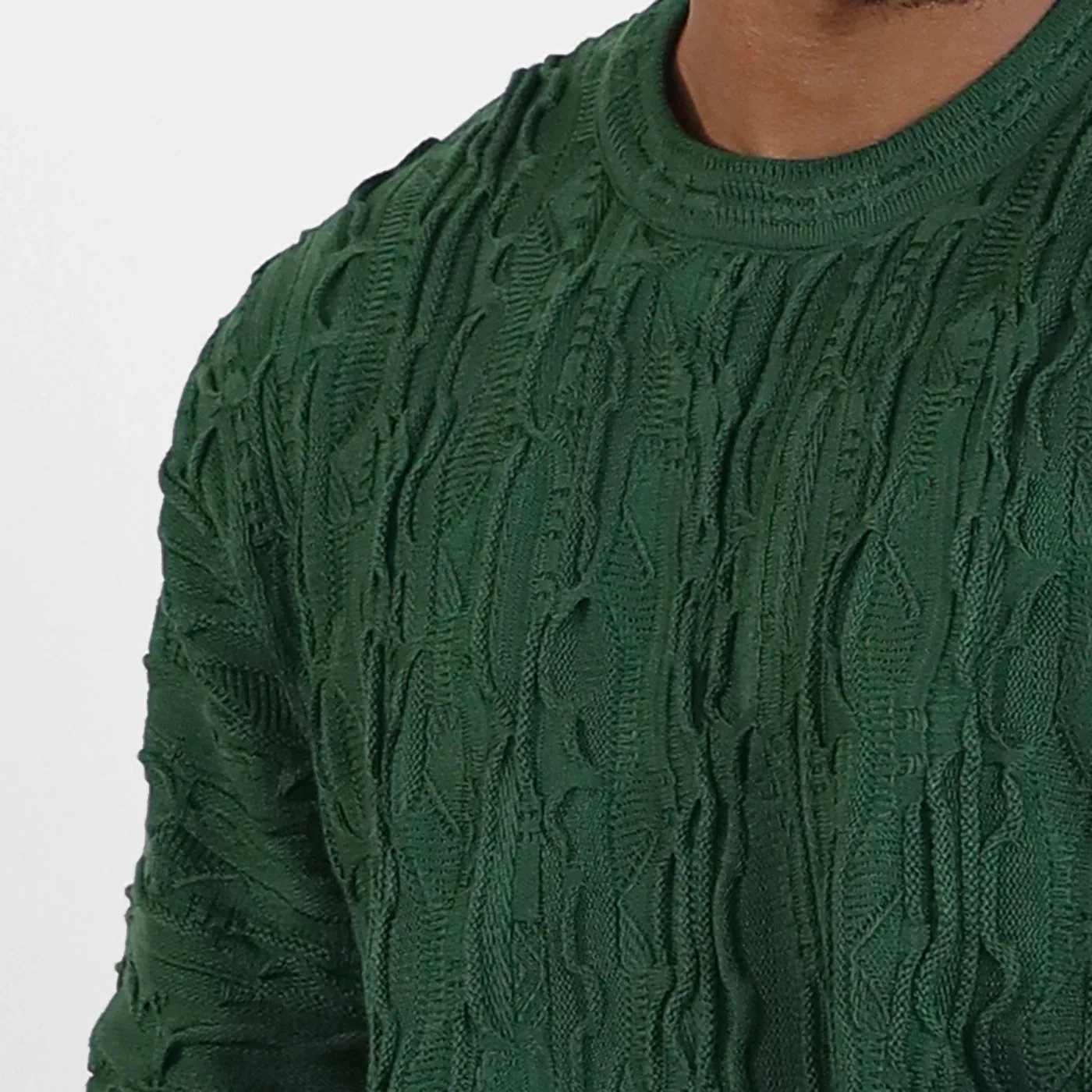 COOGI Jade Crewneck pulover bumbac mercerizat