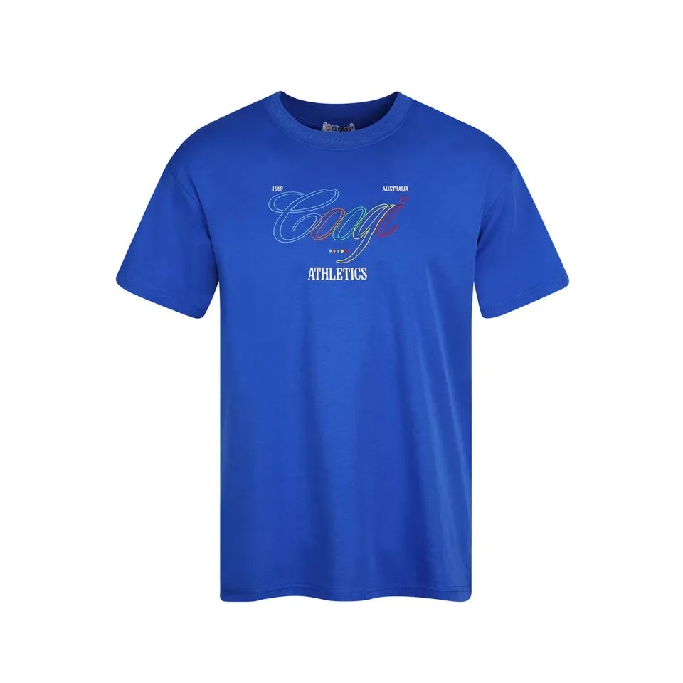 COOGI Athletic tricou bumbac albastru royal