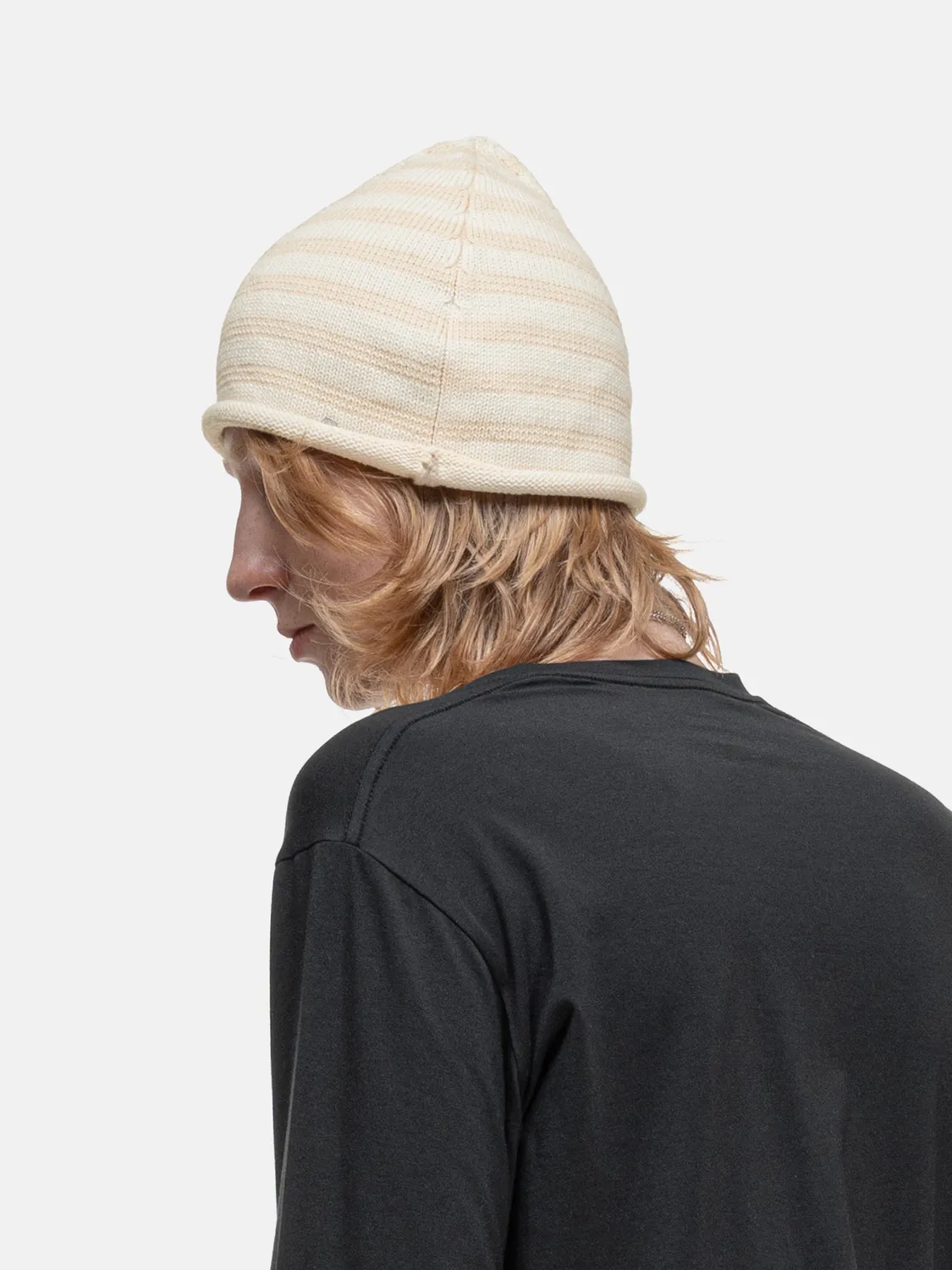 Enrage Nomad Beanie caciula bej dungi bumbac