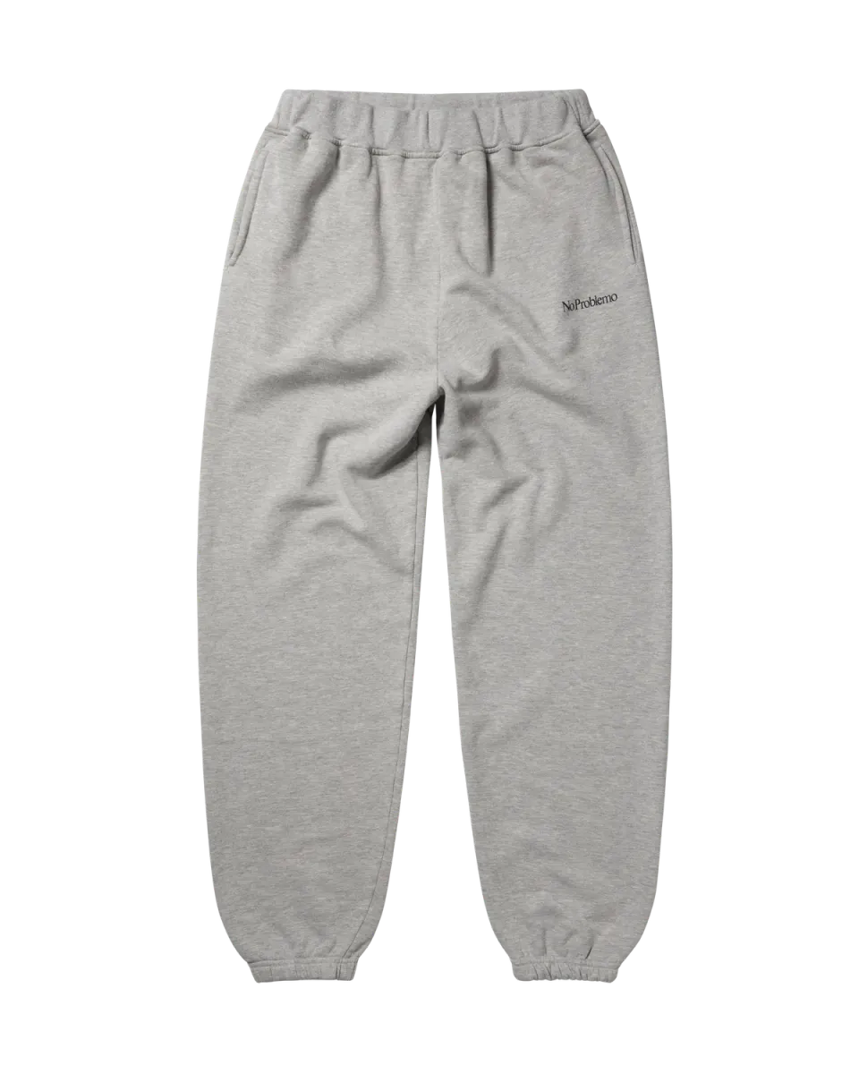 No Problemo Mini Problemo pantaloni gri bumbac