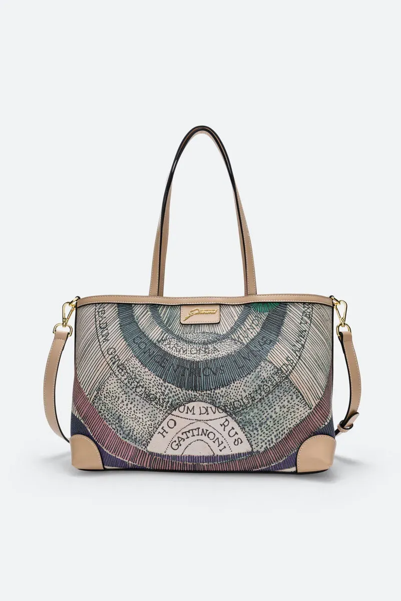 Gattinoni Lady geanta crossbody dama watercolor