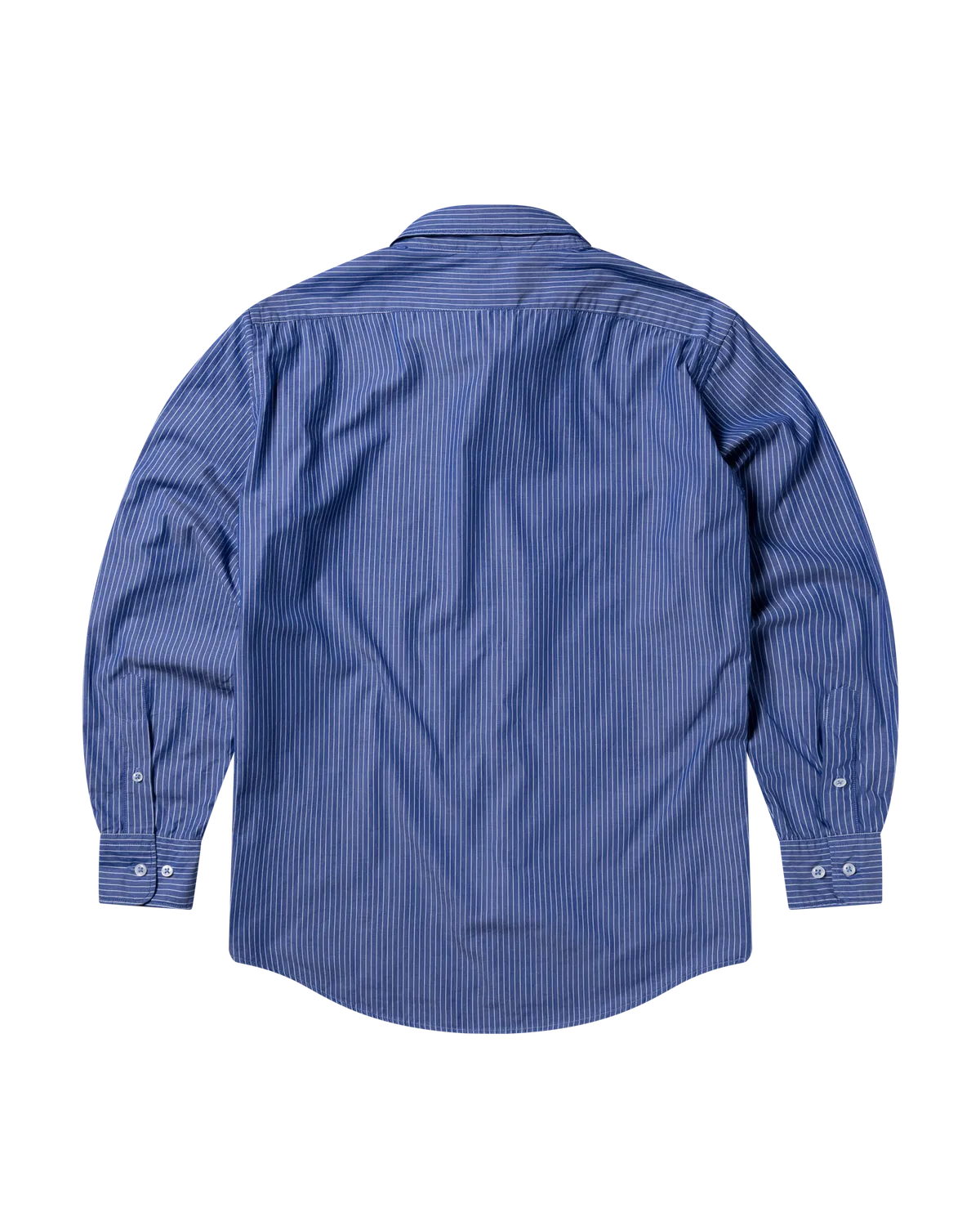 No Problemo LS Poplin Shirt camasa bleumarin dungi