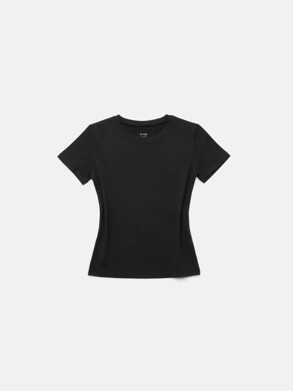 Enrage Fitted tricou damă negru modal elastic