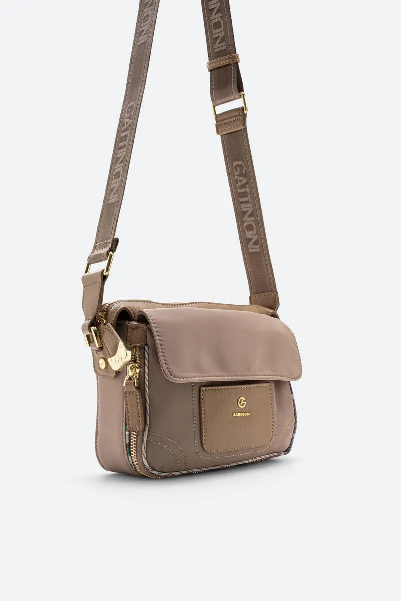Gattinoni Colorsoul geanta crossbody 21,5 cm bej