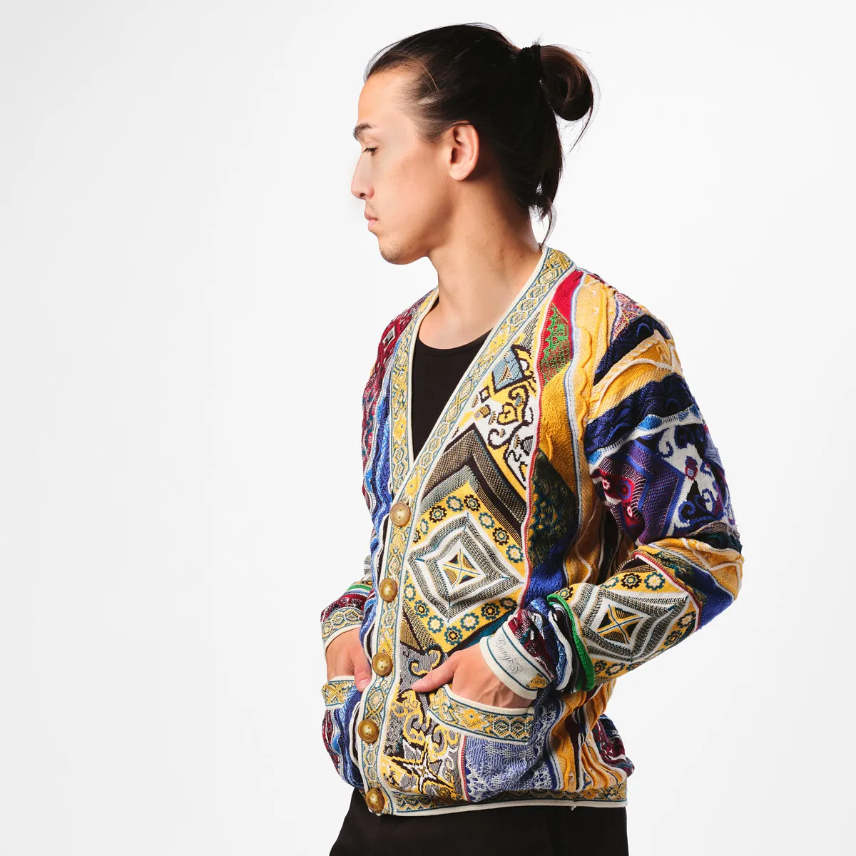 COOGI OG cardigan bărbați multicolor bumbac