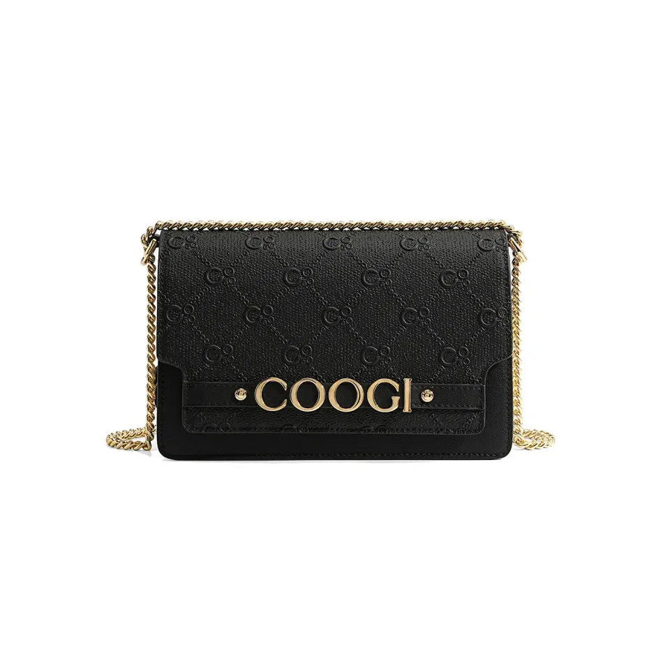 COOGI Capitola geantă crossbody neagră piele
