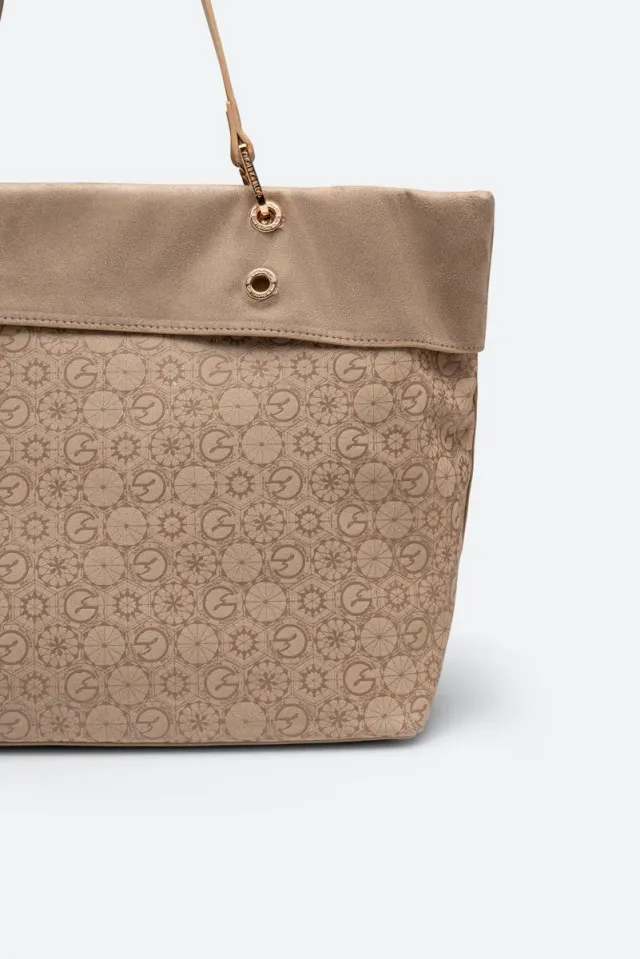 Gattinoni Teodosia Beige geanta de umar reversibila