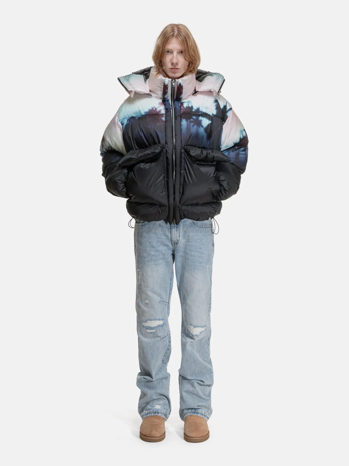 Enrage Puffy Jacket Palms geaca iarna Palms
