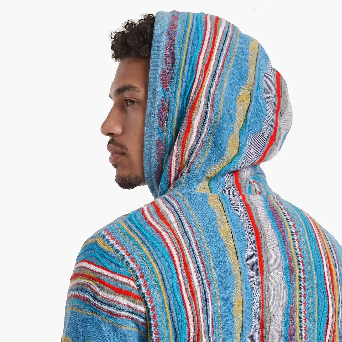 COOGI Light Weight Sweater Knit hanorac gri-albastru