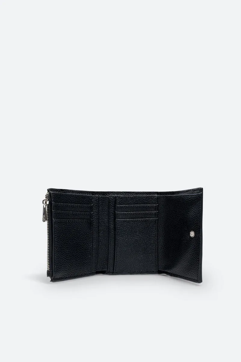 Gattinoni Planetarium Small Flap portofel negru mic