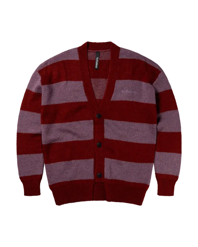 No Problemo NP20025.02 cardigan mohair bordo dungi