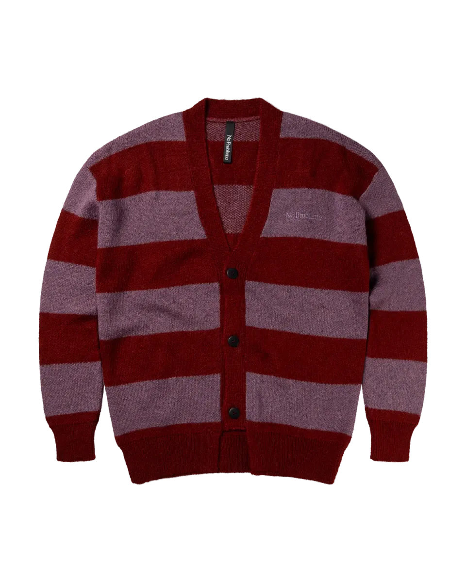 No Problemo NP20025.02 cardigan mohair bordo dungi