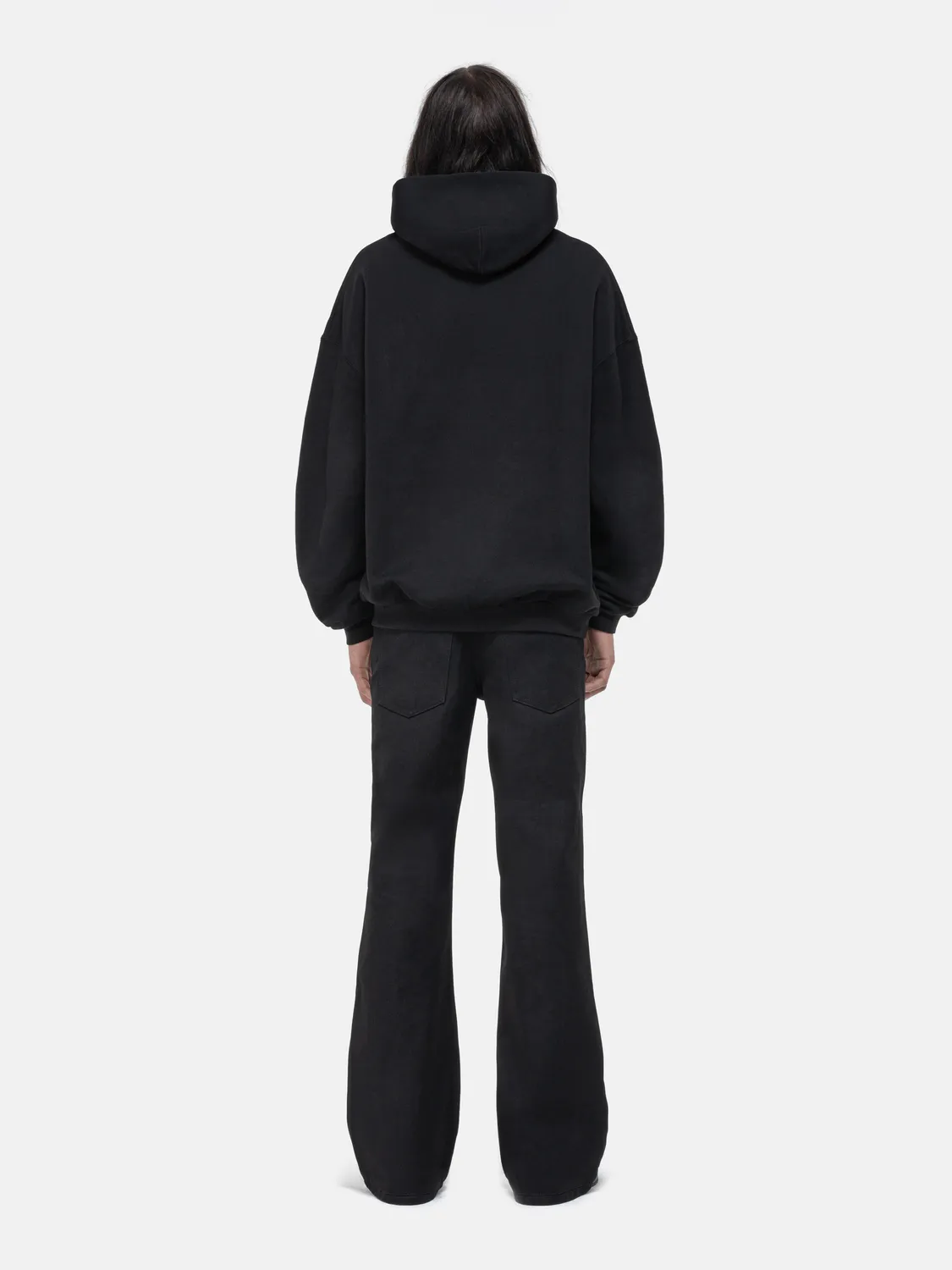 Enrage Massive Hoodie hanorac negru oversize 500gsm