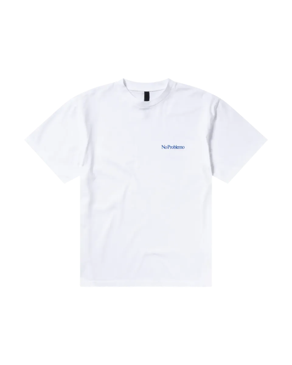 No Problemo Mini Problemo tricou alb bumbac