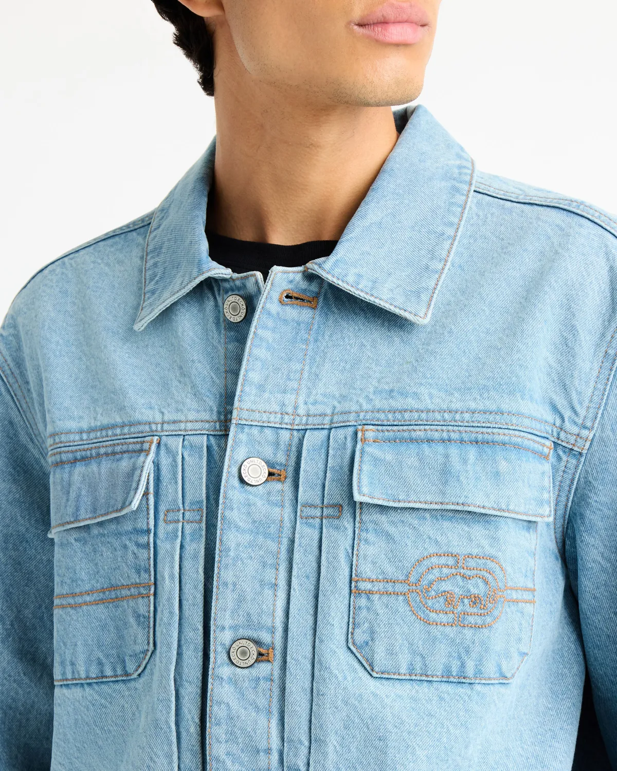 Ecko Red Lakewood Denim geaca denim negru bumbac