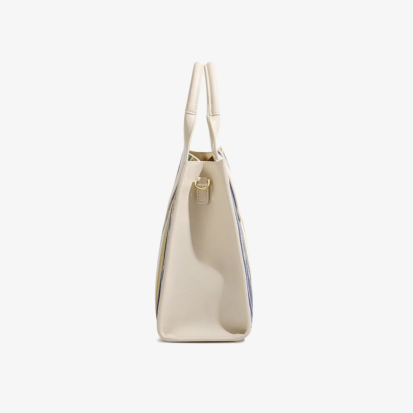 COOGI Hamptons geanta tote cream piele ecologica