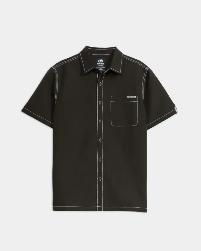 Ecko Red Big League camasa barbati ripstop cu buzunar